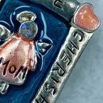 Cherish Mom Guardian Angel Pin Brooch Love Protect Comfort  Blue Silver Pink Photo 5