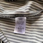 Ann Taylor black and white vertical striped long sleeve pullover stretchy top S Photo 7