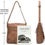 Crossbody Purses for Women - PU Leather Shoulder Handbags Sling Bag Crossboby Bags Medium Multi Pockets… Photo 1