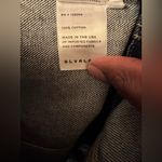 SLVRLAKE Trucker Cropped Denim Vest Women’s Dark Blue Cotton Size Large Photo 14