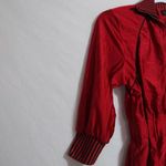 Aria  Red Zip-Up Romper Zip Front Stretchy Street Wear Retro Festival Size M Photo 3