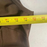Talbots  Petites Maxi Brown Keyhole‎ Back Tank Dress Size P Small EUC! 0147 Photo 6