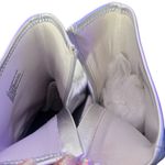 A New Day Pippa Metallic Silver Block Heel Ankle Boots Size 11 Stretch Cosplay Photo 10