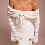 Of the shoulder dress White Size M Photo 0