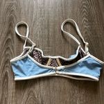 ACACIA Sadie Bikini Top in Skipper Free People‎ New Medium Blue Photo 7