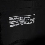 Outdoor Voices Mid Rise Water Resistant Ankle Crop Athletic Work Out Pants Black Photo 2