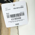 st. john's bay  Womens Black Strappy Sandal Zipper Back 8.5 Photo 2