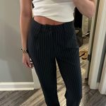 Princess Polly  navy & white stripped trousers  Photo 0