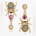 Betsey Johnson 🩷🩷 Multicolor Spider Earrings 2 Pairs . Photo 6
