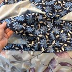 Karen Scott  Navy Floral Pencil Skirt Photo 2