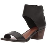 Lucky Brand  Black Heeled Bootie Sandals Photo 0