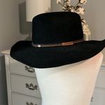 Rodeo King Black Felt Hat Country Western Womens Small Photo 12