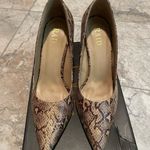 Lulu’s Brown Snake Print Women's Heels Size 8.5 Photo 2