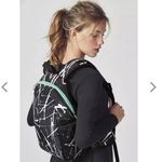 Fabletics Marble Print Backpack Black Mint White Workout Bag Photo 1