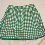 J.Crew Green Gingham Print Active Golf Pickleball Skort Size Medium Photo 1