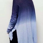 Free People We The Free Navy/Sky Blue Dip Dye Long Sleeve Top Photo 1