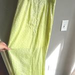 Line and Dot Lime Green Sequin Gown Spaghetti Strap Evening Dress Formal Party Photo 6