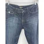 Lucky Brand  Lola Bootcut Fit Dark Blue Wash Distressed  Jeans‎ Size 10/30 Q0013 Photo 3