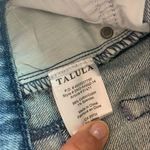 Talula NWT raw hem shorts sz 24 blue sparkle studs Photo 7