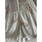 Maeve Anthropologie  Tunic Button Down Boho Patchwork Shirt Size XS Floral Photo 4