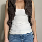 Vintage Brown 100% Cotton Cottagecore Cropped Shrug Size M Size M Photo 0