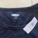 Old Navy  NWT Black Longsleeve Ribbed Tee Sz Medium Photo 1