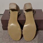 SheIn Women’s Champagne Glitter Open-Toe Low-Heeled Ankle Strap Sandals Photo 5