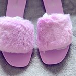 Circus by Sam Edelman slide sandal or slippers faux fur lilac size 5M NIB Photo 7