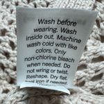 Nine West  Knit MIDI Light- Beige Lined Sweater Skirt Size L Photo 5