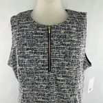 Apt. 9  Size XXL Blue White Sleeveless Boucle Knit Sweater Dress Photo 1