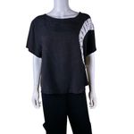 Heroine Sport Tie Dye Short Sleeve Top Black Size XL Photo 5