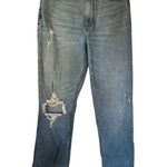 Abercrombie & Fitch Size 28 6s 90s Straight Ultra High Rise Medium Destroy Jeans Photo 0