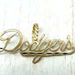 L.A. DODGERS 14K solid script logo pendant by Michael Anthony, NWOT Photo 1