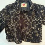 Free People Black and cream vintage  jacket jacket Photo 4