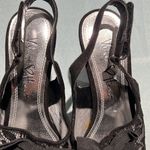 Velvet Heart  Nude under lace peep to lace bow heels Size 8 B41 Photo 4