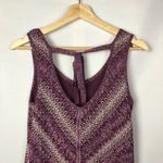 White House | Black Market WHBM Tie Back Purple Knit Sleeveless Sweater S Photo 7