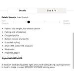 Moussy Vintage MV Mclean Skinny Jeans Size 24 Photo 3