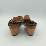 Taos Carousel 3 Wedge Sandals Brown Leather Adjustable Comfort Womens 41 10 Photo 4