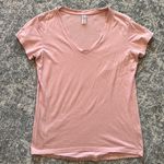 Alternative Apparel  Pink V-Neck Shirt Photo 0