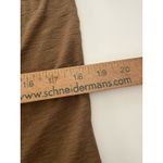 James Perse Standard Slub Shirt Womens 3 Large Brown Crew Neck Lightweight Soft Photo 9