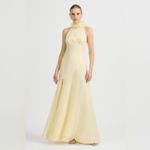 SONYA MODA NOELLE GOWN, Size Small, $580 Yellow Photo 8
