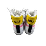 Nike - Blazer Mid 77 Pastel Sneakers in White Pink Blue & Yellow Photo 4