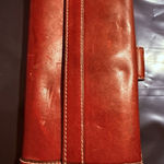 Gucci Vintage  Red Leather  Button Snap Wallet Authentic Made In Italy Photo 0