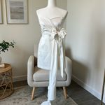 French Connection NWT  Florida Summer Strapless Mini Party Dress White Size 10 Photo 10