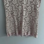 Y2K BABY PINK‎ MODA INTERNATIONAL SHEER LACE FLORAL TOP Pink Size M Photo 3