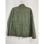 Arizona Womans  Jeans XL Green Utility Jacket Zip Up Photo 1