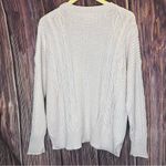 Aeropostale Women Medium Light Pink Cable Knit Sweater Photo 8