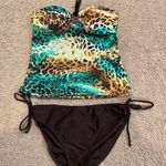 Coco Cabana leopard halter top & brown bikini Photo 0