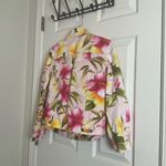 Caribbean Joe Size Small Floral Jacket with pockets Photo 7