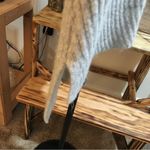 Liz Claiborne GREY SILVER SPARKLE SUPER SOFT V NECK SWEATER Photo 6